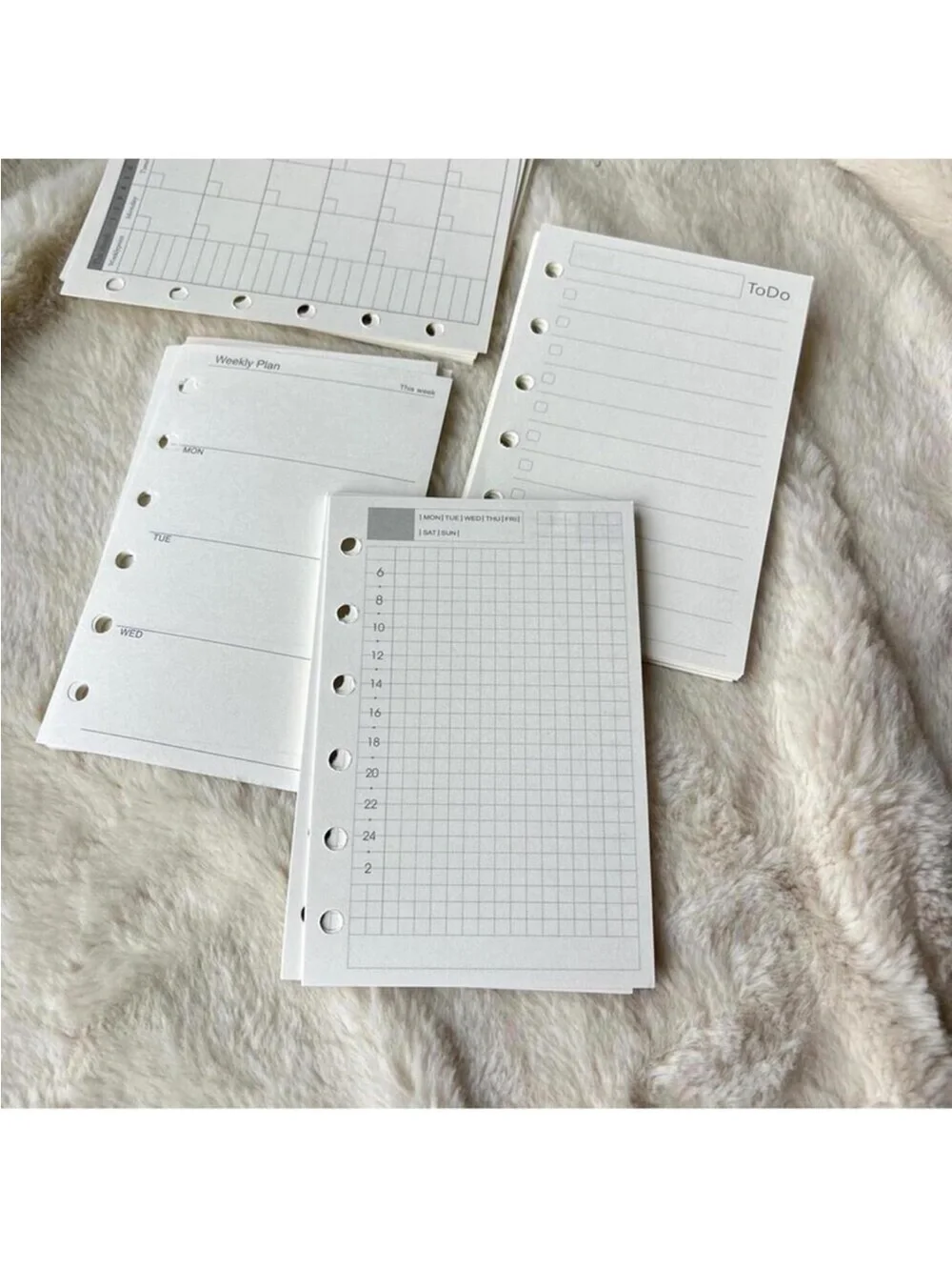 🆕 LV Planner Calendar Inserts Grid Monthly To Do Daily Note Personal Travel Work